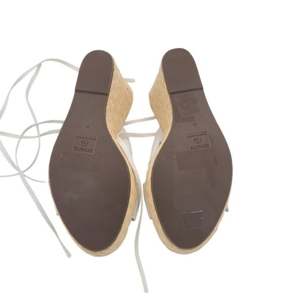 Schutz Reilly Wedge Sandals Size 7.5 - Picture 6 of 6